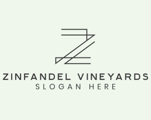 Minimalist Architect Letter Z logo design