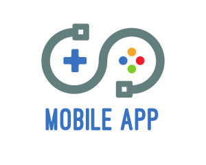 App - Video Game Controller Infinity logo design