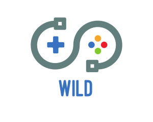 Stream - Video Game Controller Infinity logo design