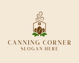 Organic Coffee Home logo design