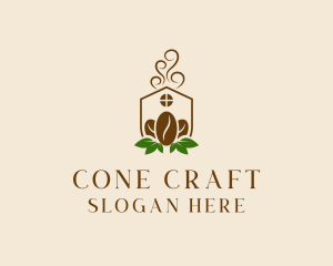 Organic Coffee Home logo design