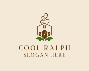 Organic Coffee Home logo design