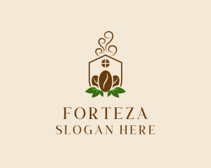 Organic Coffee Home logo design