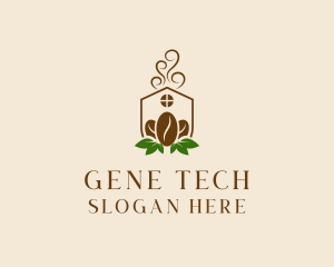 Organic Coffee Home logo design