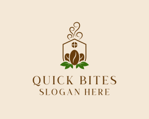 Organic Coffee Home logo design