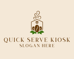 Organic Coffee Home logo design