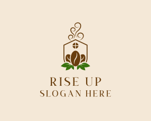 Organic Coffee Home logo design