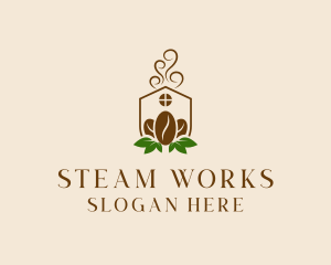 Steam - Organic Coffee House logo design