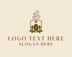 Steam - Organic Cafe House logo design