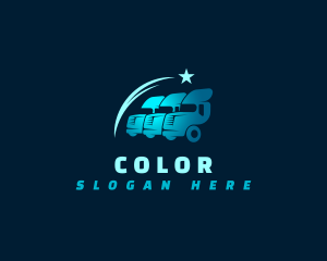Truck Logistics Automotive Logo