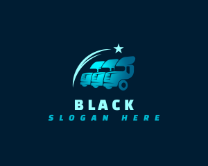 Trailer - Truck Logistics Automotive logo design