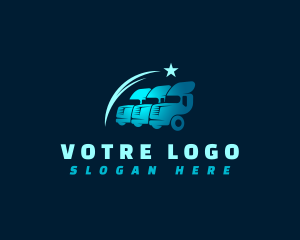 Express - Truck Logistics Automotive logo design