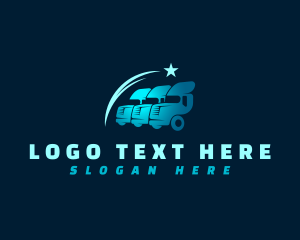 Truck Logistics Automotive Logo