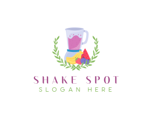 Shake - Fruit Shake Blender logo design