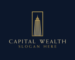 Capital - Skyscraper Building Commercial logo design