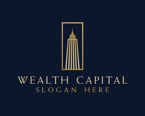 Capital - Skyscraper Building Commercial logo design