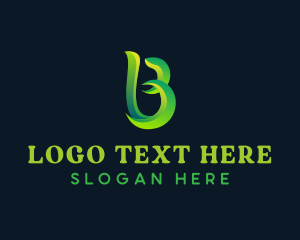 Nature - Eco Nature Letter B logo design