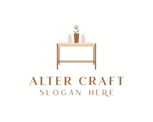 Table Decoration Furniture logo design