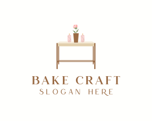 Table Decoration Furniture logo design