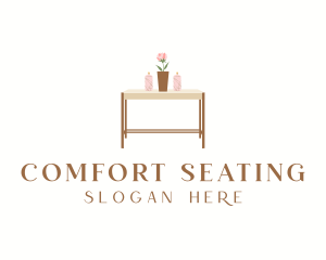 Table Decoration Furniture logo design