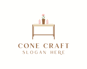 Table Decoration Furniture logo design