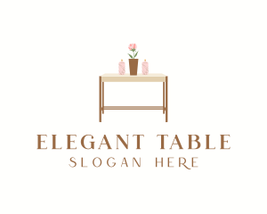 Table - Table Decoration Furniture logo design