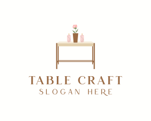 Table - Table Decoration Furniture logo design