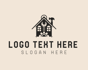 Home Construction Repair Logo