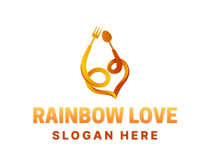 Spoon Fork Love logo design