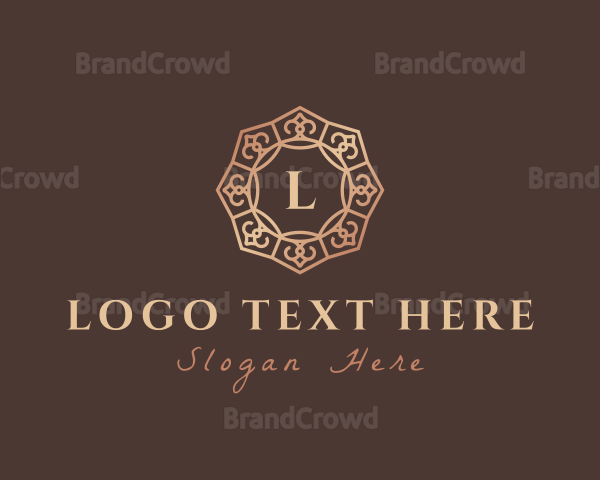 Elegant Mandela Pattern Boutique Logo