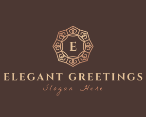 Elegant Mandela Pattern Boutique logo design