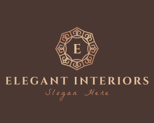 Elegant Mandela Pattern Boutique logo design