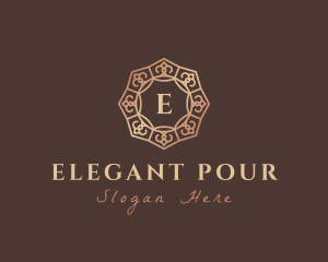 Elegant Mandela Pattern Boutique logo design