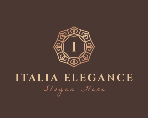 Elegant Mandela Pattern Boutique logo design