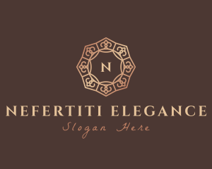 Elegant Mandela Pattern Boutique logo design