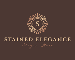 Elegant Mandela Pattern Boutique logo design