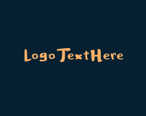 Rustic - Thick Handwritten Font logo design