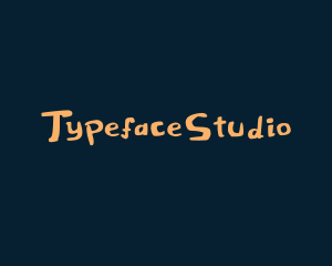 Thick Handwritten Font logo design