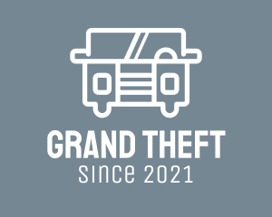 Garage - Transport Van Jeep logo design
