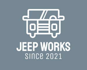 Transport Van Jeep logo design