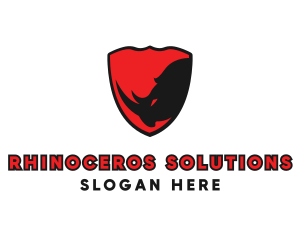 Rhino Shield Defense logo design