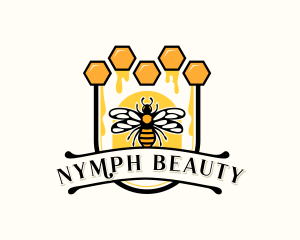 Nature Honey Bee Logo