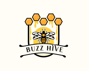 Bee - Nature Honey Bee logo design