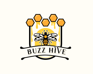 Nature Honey Bee logo design