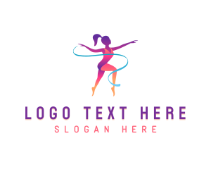 Theatre - Athlete Body Gymnastics logo design