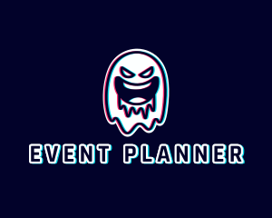 Gaming - Glitch Horror Ghost Gaming logo design
