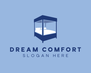 Pillow - Canopy Bed Furniture logo design