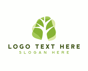 Modern Natural Tree Logo