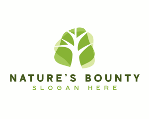 Modern Natural Tree logo design