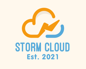 Rainstorm - Storm Cloud Energy logo design